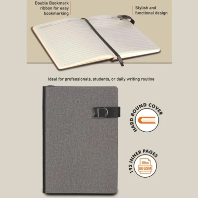 Buy A5 Two Tone Notebook in bulk for Corporate Gifting | Corporate Gyft