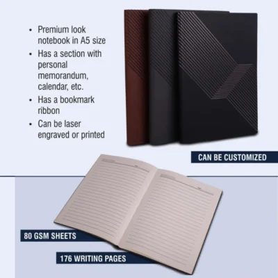Buy Ambience A5 Notebook in bulk for Corporate Gifting | Corporate Gyft