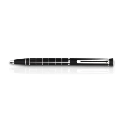 Buy Silver Check Metallic Pen in bulk for Corporate Gifting | Corporate Gyft