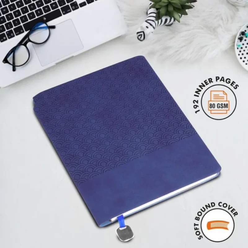 Buy Cloud A5 notebook with pen holder in bulk for Corporate Gifting | Corporate Gyft