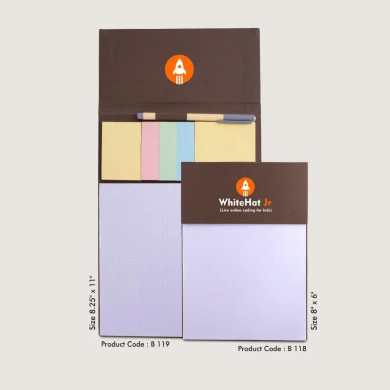 Buy Conference Writing Pad with Pen in bulk for Corporate Gifting | Corporate Gyft