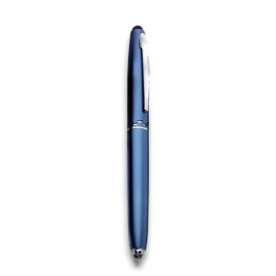 Buy Daniel: Metal stylus pen with torch (chrome finish) in bulk for Corporate Gifting | Corporate Gyft