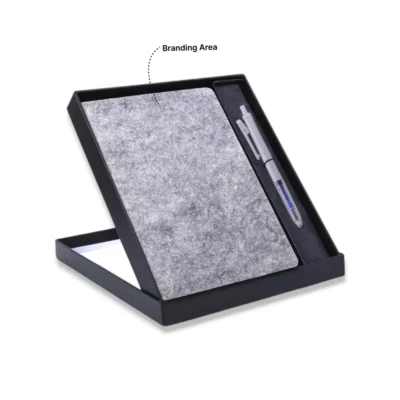 Buy EcoFelt Notebook Gift set in bulk for Corporate Gifting | Corporate Gyft