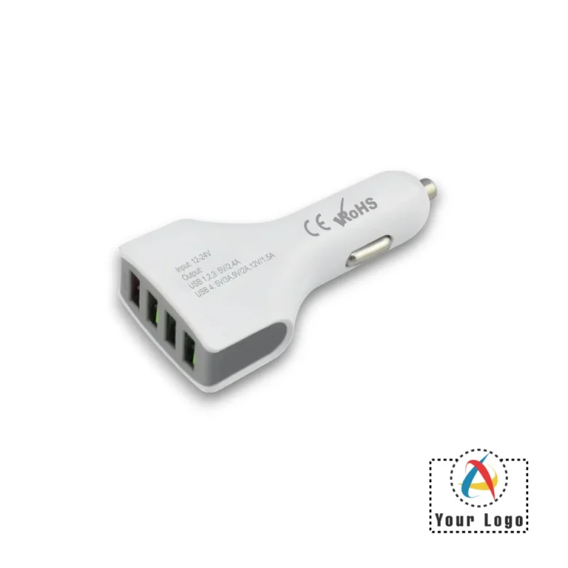 Buy SpeedCharge 4-Port Car Charger in bulk for Corporate Gifting | Corporate Gyft