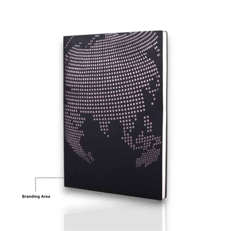 Buy Globe A5 Notebook with Planner in bulk for Corporate Gifting | Corporate Gyft