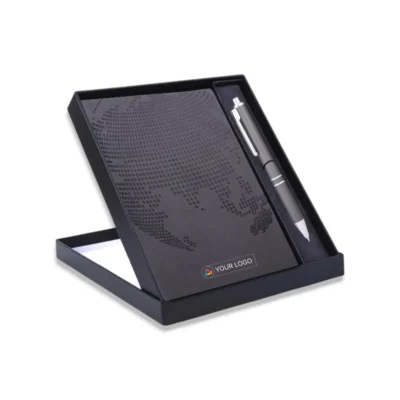 Buy Globe Notebook Gift Set in bulk for Corporate Gifting | Corporate Gyft