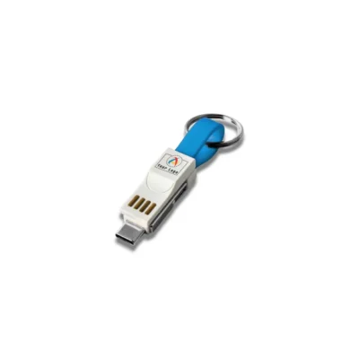 Buy 3-in-1 Magnetic Charging Cable with Keychain in bulk for Corporate Gifting | Corporate Gyft