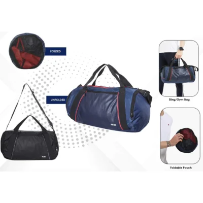 Buy Play 3-In-1 Foldable Duffel Bag in bulk for Corporate Gifting | Corporate Gyft