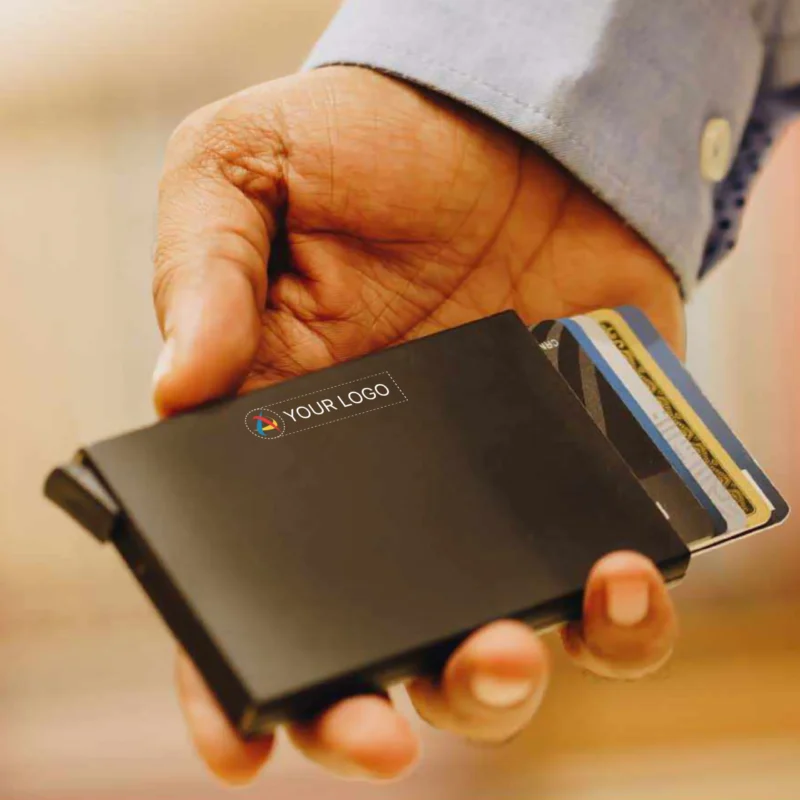Buy Pockate Credit Card Holder with RFID Block in bulk for Corporate Gifting | Corporate Gyft
