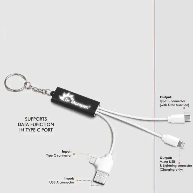 Buy All-in-One PowerGlow Cable in bulk for Corporate Gifting | Corporate Gyft