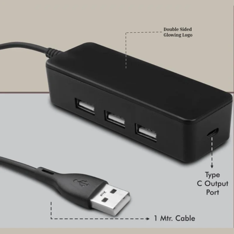 Buy Power Glow USB Charger in bulk for Corporate Gifting | Corporate Gyft