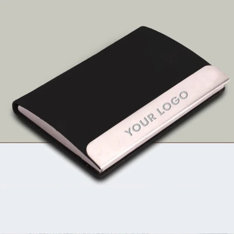 Buy Black Stainless Steel Visiting Card Holder in bulk for Corporate Gifting | Corporate Gyft
