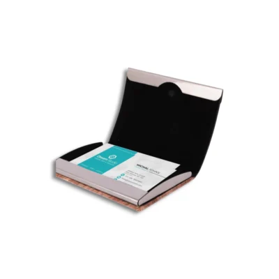 Buy Cork Coated Magnetic Visiting Card Holder in bulk for Corporate Gifting | Corporate Gyft