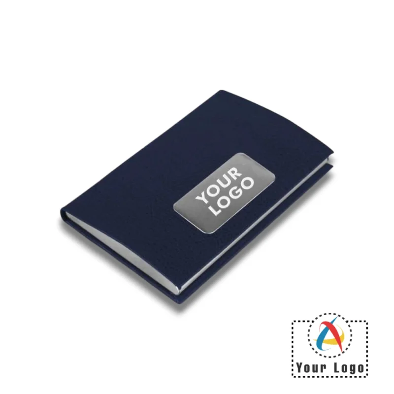 Buy Blue Stainless Steel Card Holder in bulk for Corporate Gifting | Corporate Gyft