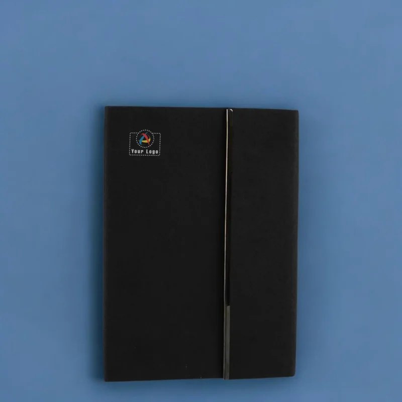 Buy Stealth 3-Fold Notebook with Metal Edge in bulk for Corporate Gifting | Corporate Gyft