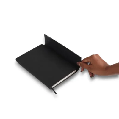 Buy Stealth 3-Fold Notebook with Metal Edge in bulk for Corporate Gifting | Corporate Gyft