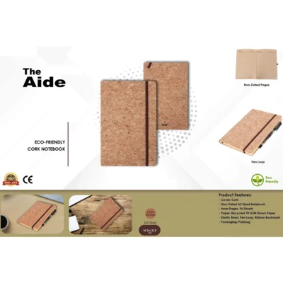 Buy The Aide Eco-Friendly Notebook in bulk for Corporate Gifting | Corporate Gyft