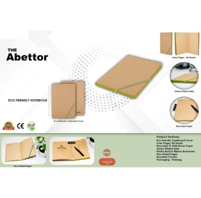 Buy The Abettor Eco-Friendly Notebook in bulk for Corporate Gifting | Corporate Gyft