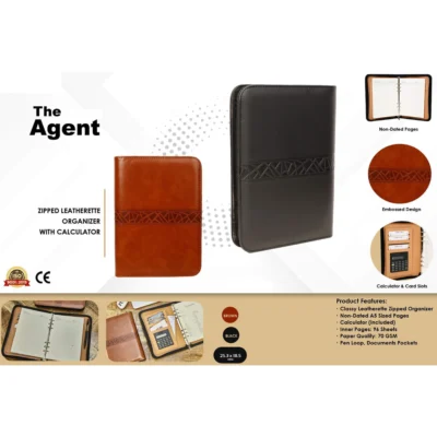 Buy Agent Organizer with Calculator in bulk for Corporate Gifting | Corporate Gyft