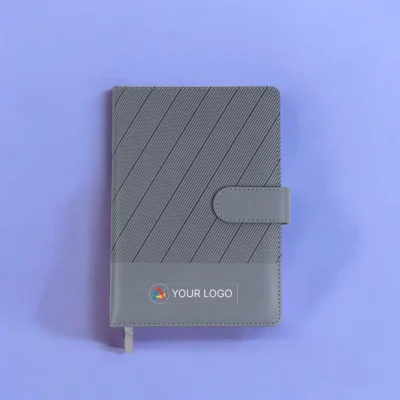 Buy Clerk Leatherette Notebook with Magnetic Flap in bulk for Corporate Gifting | Corporate Gyft
