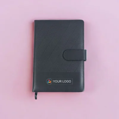 Buy Clerk Leatherette Notebook with Magnetic Flap in bulk for Corporate Gifting | Corporate Gyft