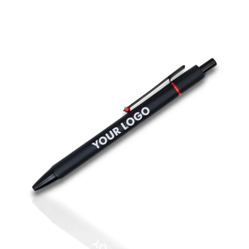 Buy Uno Black Metal Pen with Colored Highlights in bulk for Corporate Gifting | Corporate Gyft