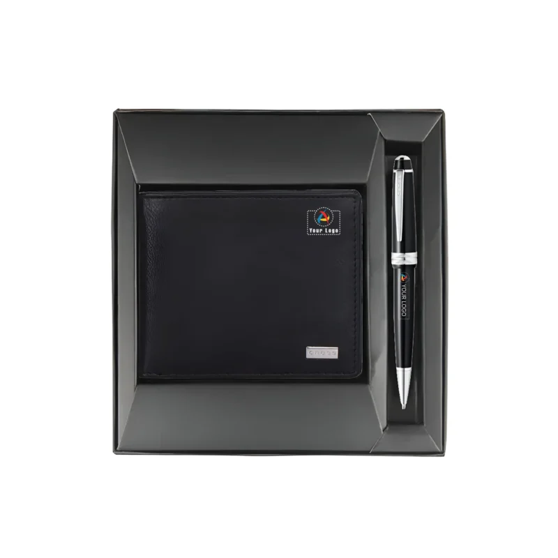 Buy Cross Bailey Pen with Bi-Fold Wallet in bulk for Corporate Gifting | Corporate Gyft