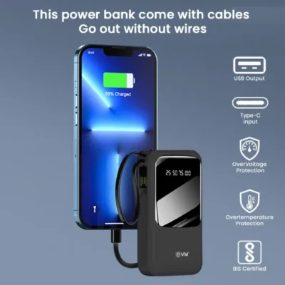 Buy EnCase Mini Power Bank Black in bulk for Corporate Gifting | Corporate Gyft