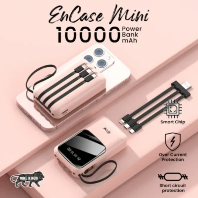 Buy EnCase Mini Power Bank Pink in bulk for Corporate Gifting | Corporate Gyft
