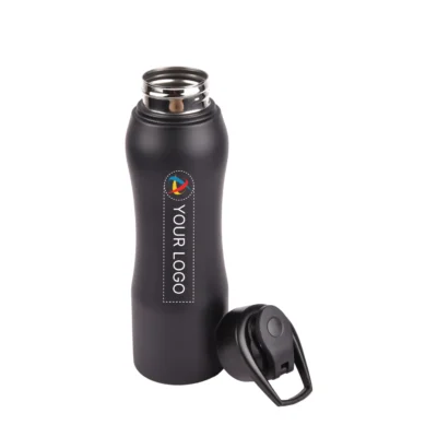Buy Electra Black Flip Sports Bottle in bulk for Corporate Gifting | Corporate Gyft