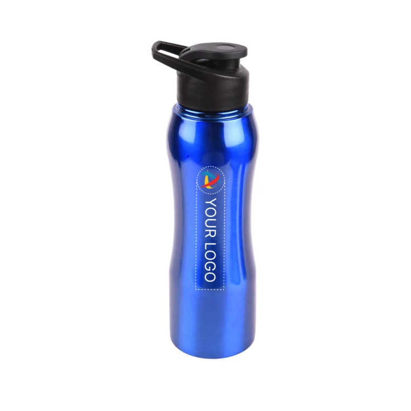 Buy Electra Blue Flip Sports Bottle in bulk for Corporate Gifting | Corporate Gyft