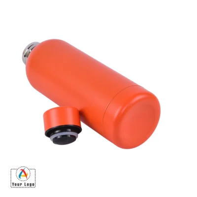 Buy Chill Orange Vacuum Bottle in bulk for Corporate Gifting | Corporate Gyft