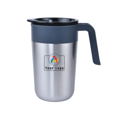 Buy Cuppa Silver Travel Mug in bulk for Corporate Gifting | Corporate Gyft