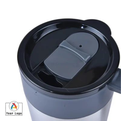 Buy Cuppa Silver Travel Mug in bulk for Corporate Gifting | Corporate Gyft