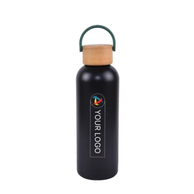 Buy Ebony Black Vacuum Bottle in bulk for Corporate Gifting | Corporate Gyft