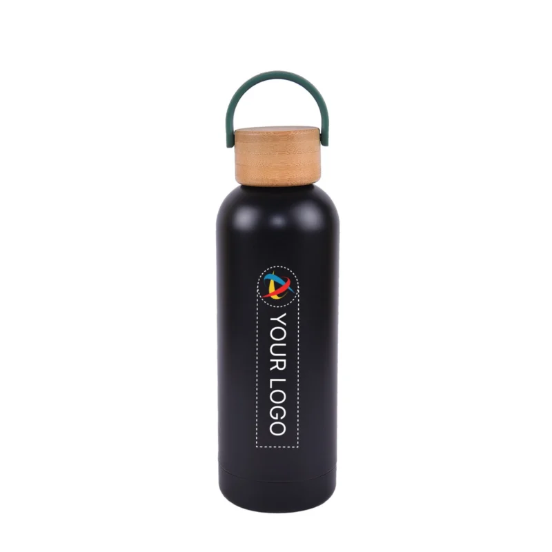 Buy Ebony Black Vacuum Bottle in bulk for Corporate Gifting | Corporate Gyft