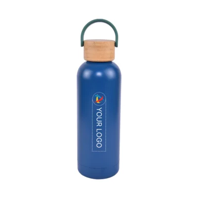 Buy Ebony Blue Vacuum Bottle in bulk for Corporate Gifting | Corporate Gyft