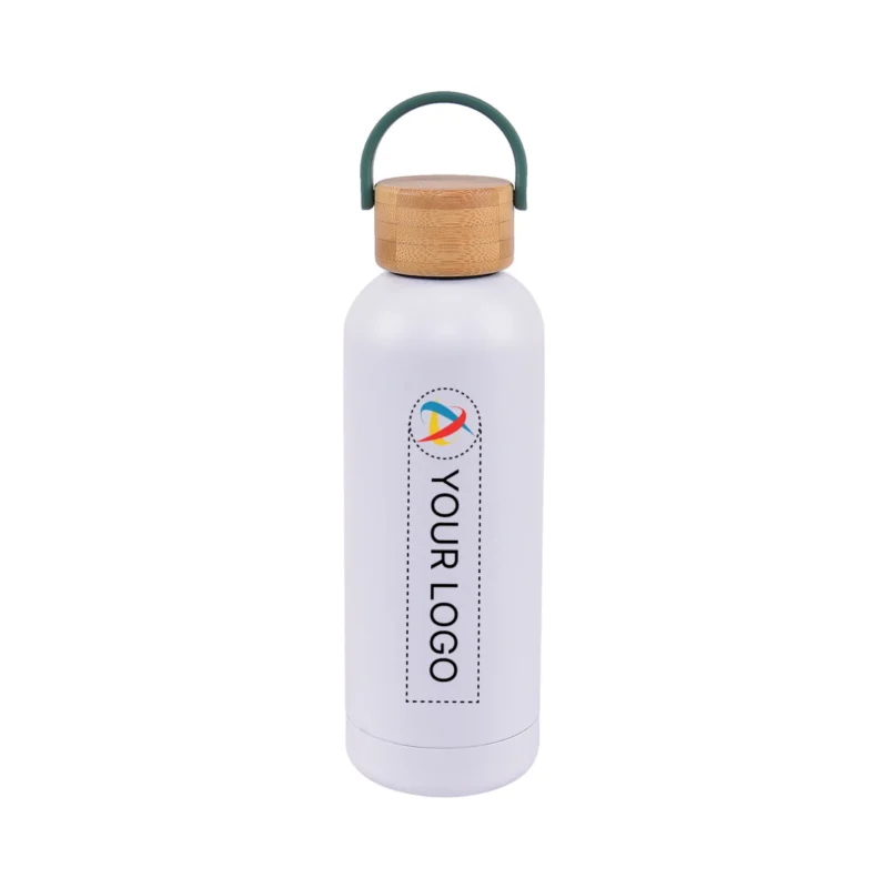 Buy Ebony White Vacuum Bottle in bulk for Corporate Gifting | Corporate Gyft