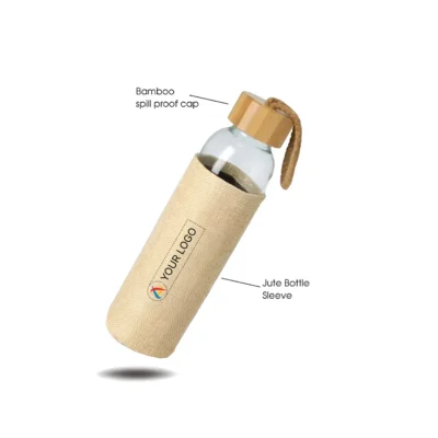 Buy Eco Goblet Glass Bottle in bulk for Corporate Gifting | Corporate Gyft