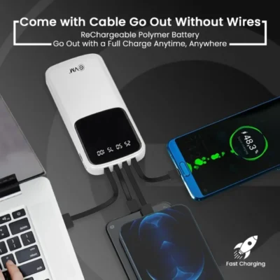 Buy Encase+ Power Bank - White in bulk for Corporate Gifting | Corporate Gyft