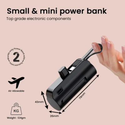 Buy EnLite L Power Bank - Black in bulk for Corporate Gifting | Corporate Gyft