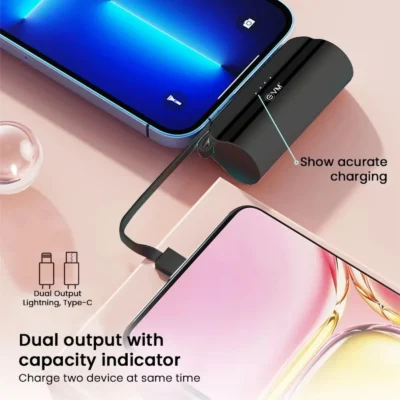 Buy EnLite L Power Bank - Black in bulk for Corporate Gifting | Corporate Gyft