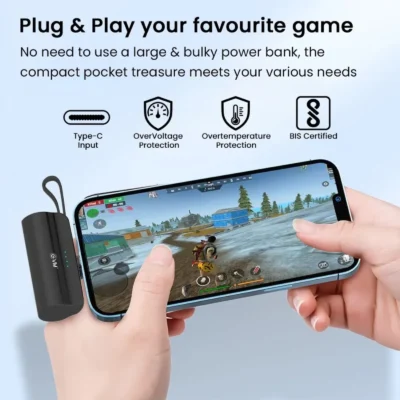 Buy EnLite L Power Bank - Black in bulk for Corporate Gifting | Corporate Gyft