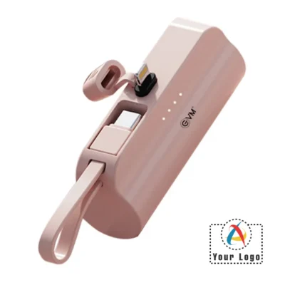 Buy EnLite L Power Bank - Pink in bulk for Corporate Gifting | Corporate Gyft