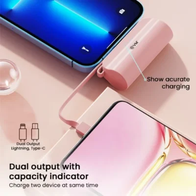 Buy EnLite L Power Bank - Pink in bulk for Corporate Gifting | Corporate Gyft