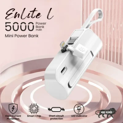Buy EnLite L Power Bank - White in bulk for Corporate Gifting | Corporate Gyft