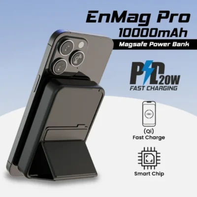 Buy EnMag Pro Power Bank - Black in bulk for Corporate Gifting | Corporate Gyft
