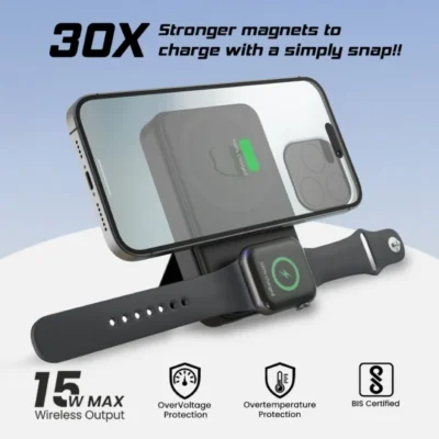 Buy EnMag Pro Power Bank - Black in bulk for Corporate Gifting | Corporate Gyft