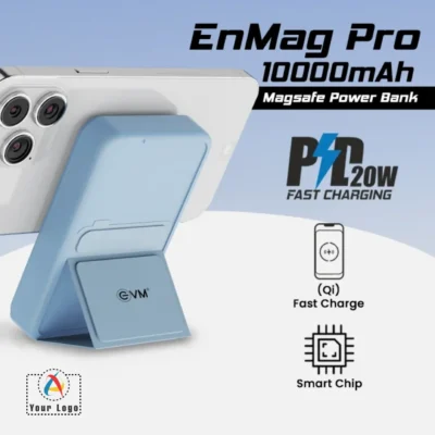 Buy EnMag Pro Power Bank - Blue in bulk for Corporate Gifting | Corporate Gyft