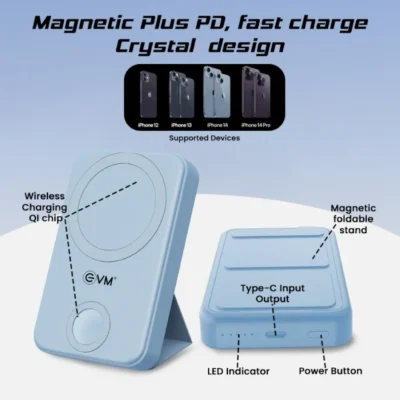 Buy EnMag Pro Power Bank - Blue in bulk for Corporate Gifting | Corporate Gyft